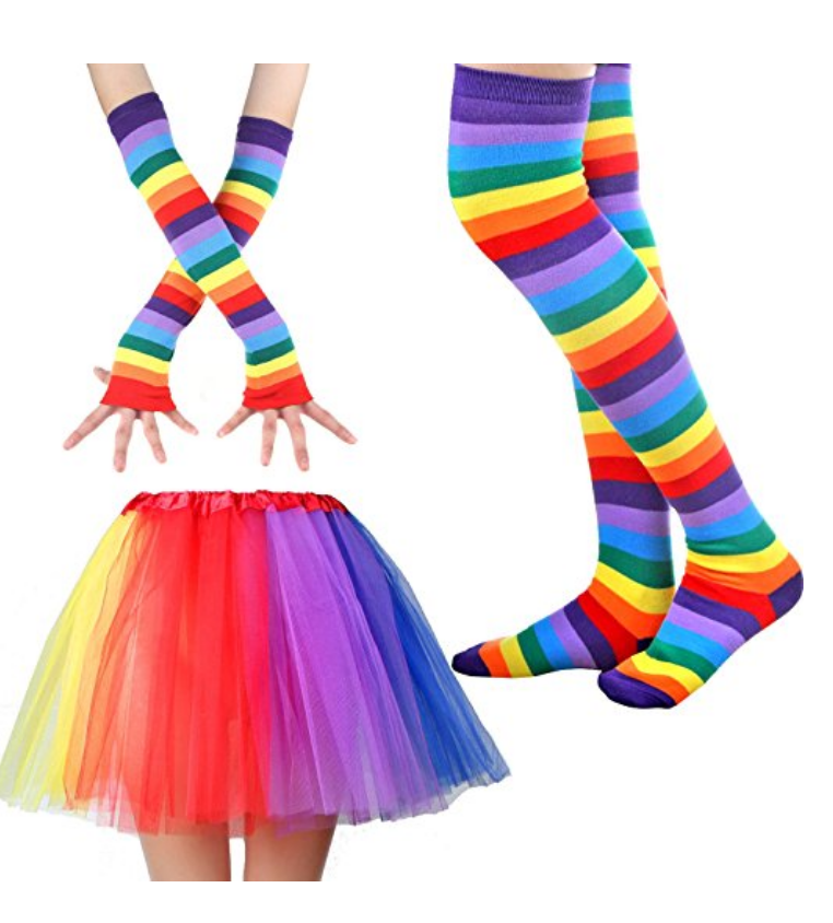 Long Gloves, Socks and Tutu. $22.99