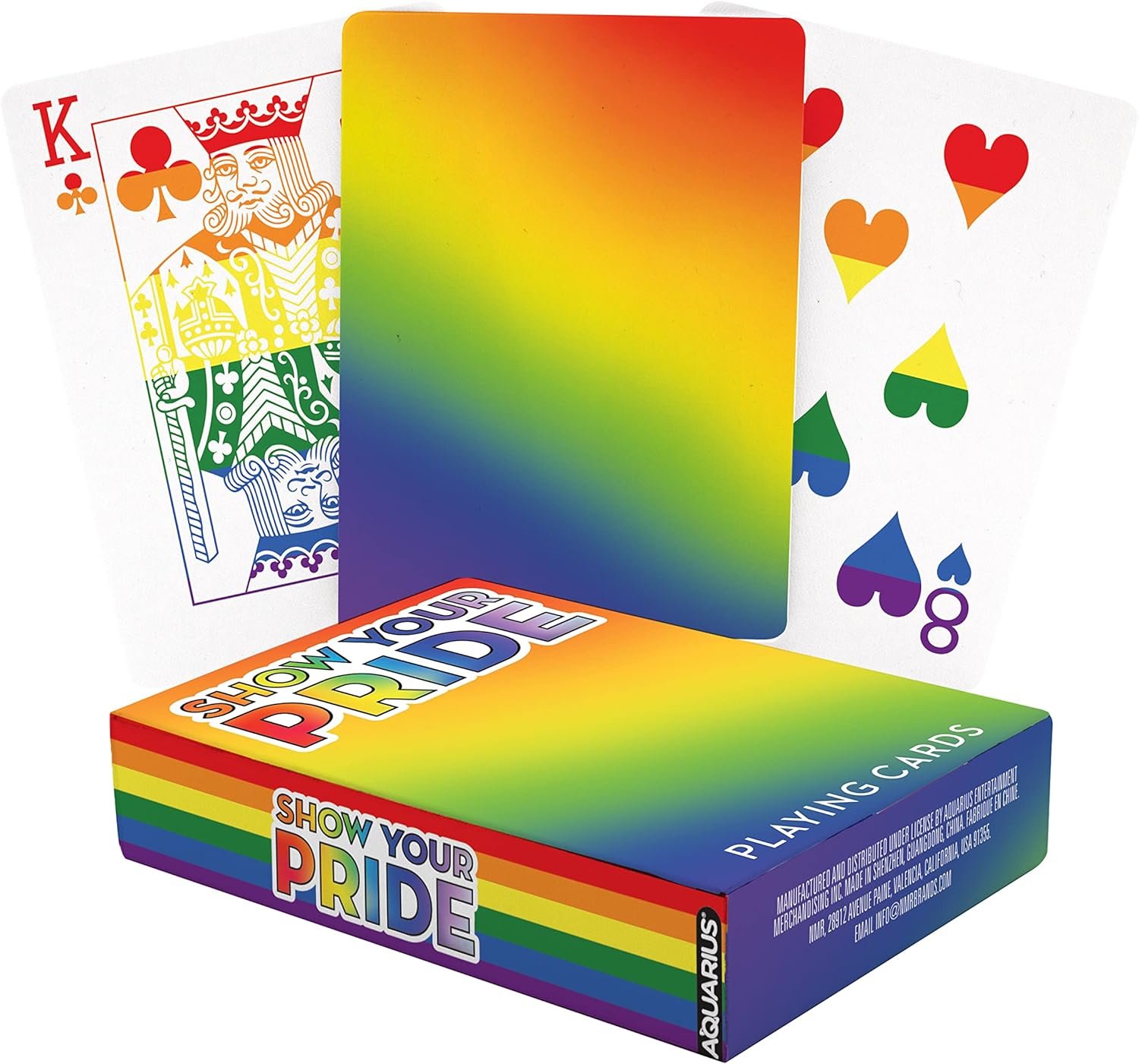 Rainbow Playing Cards $9.99