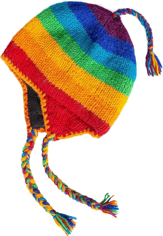 Hand Knit Sherpa Hat $35