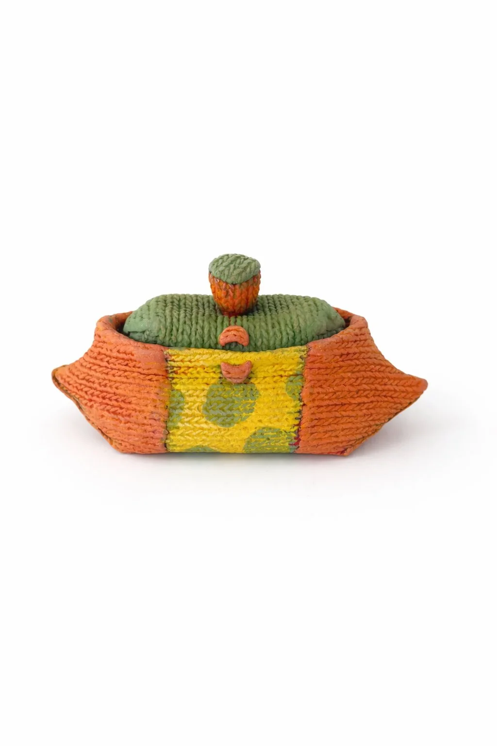 Orange, Green and Yellow Vintage Purse Box