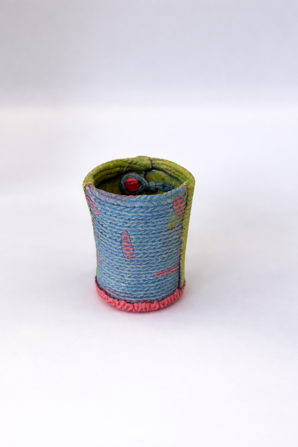 Blue and Red Inlay Tumbler