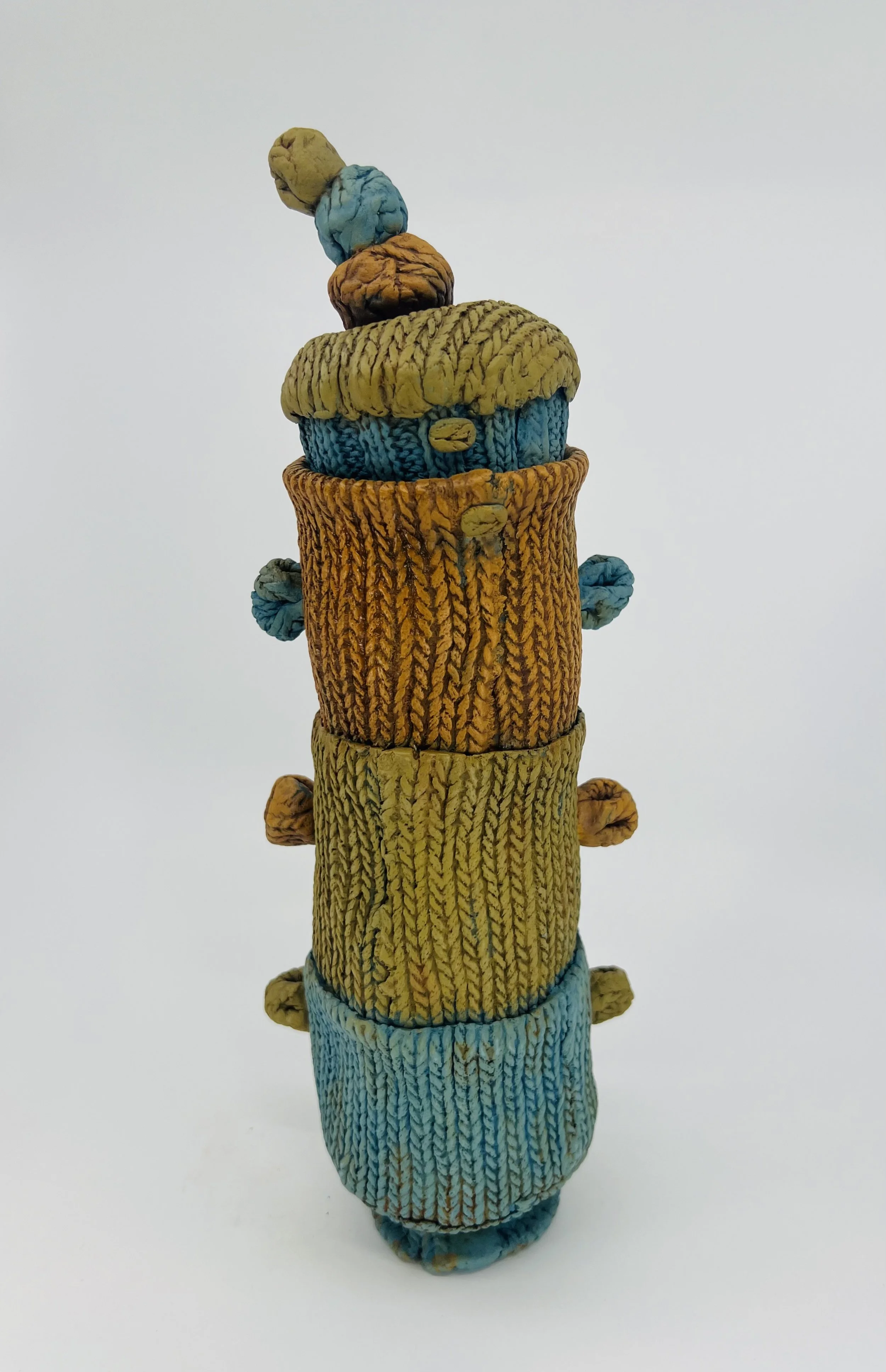 Tall Knit Jar #5