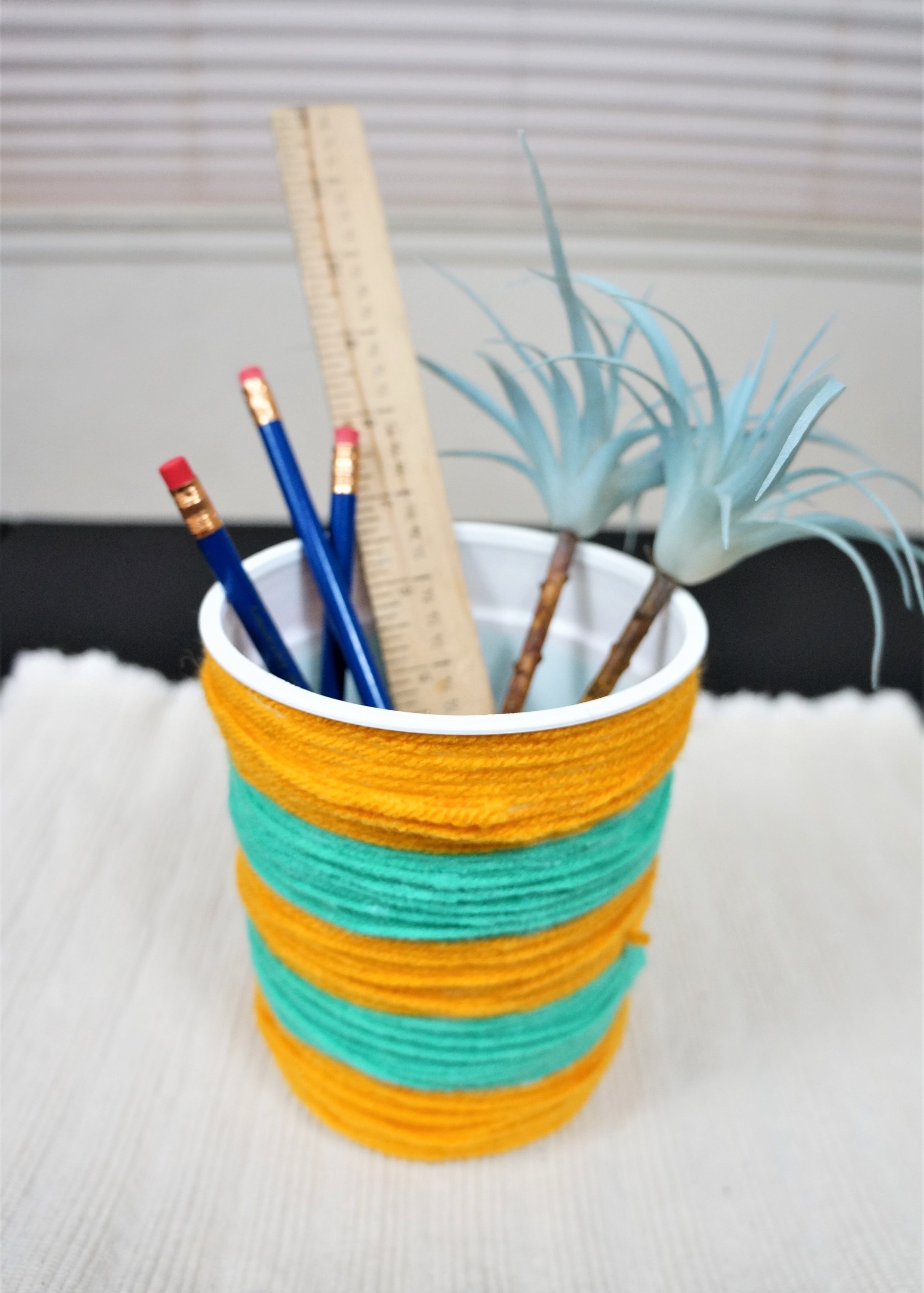 Yarn Wrapped Pens — All About Hope