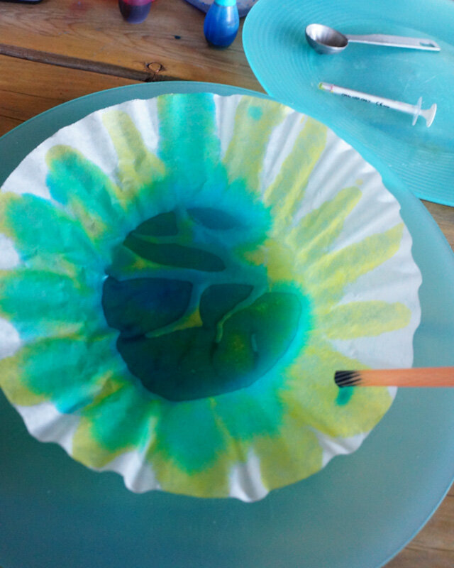 Tie Dye Paper Flowers — All About Hope