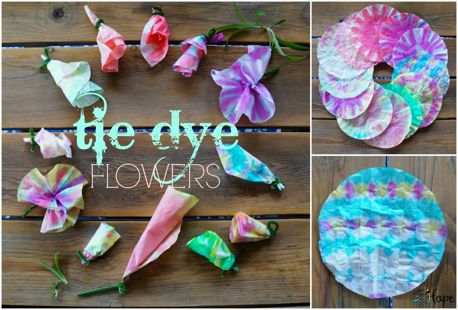 How to Make Tissue Paper Flowers Four Ways - Hey, Let's Make Stuff