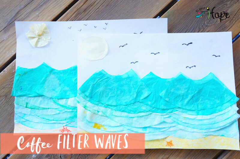Fun Coffee Filter WAVES — All About Hope