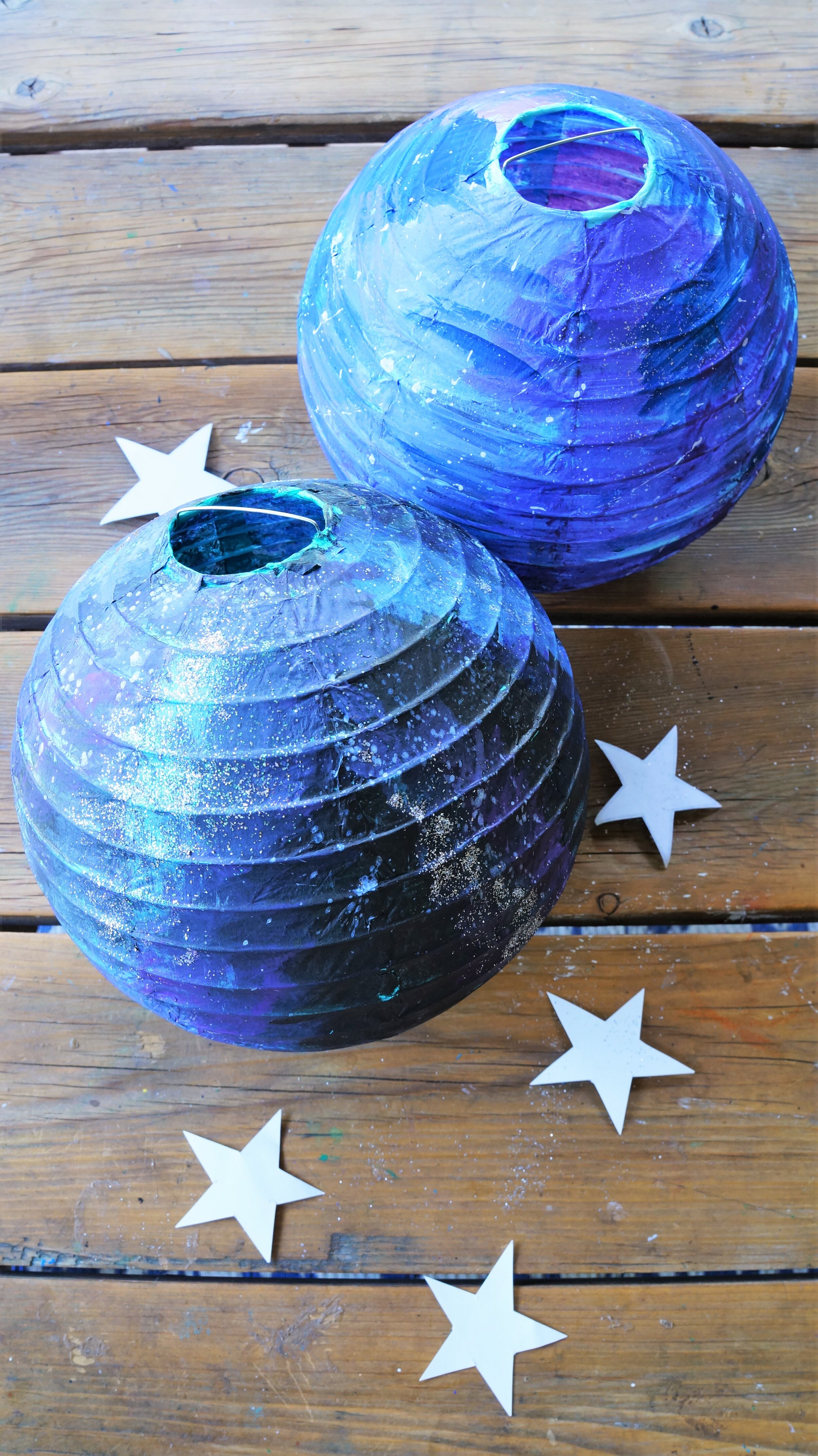 Galaxy Paper Lanterns — All About Hope