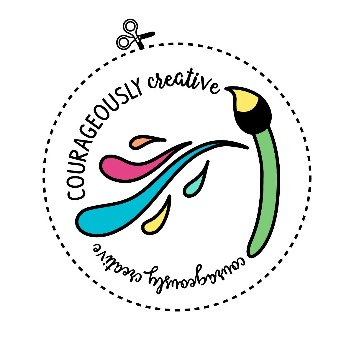 Courageously Creative Badge