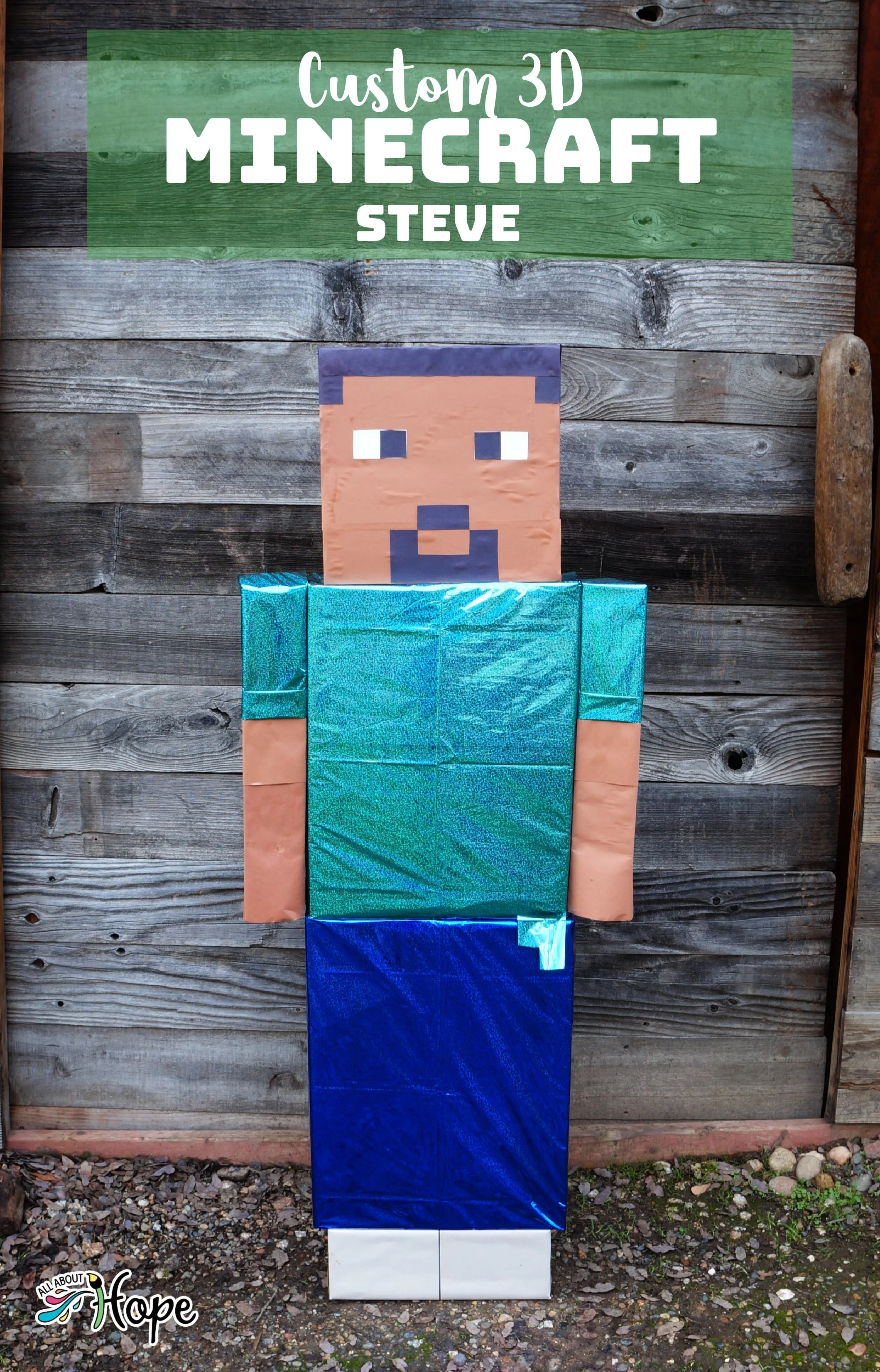 Custom 3D Minecraft Steve