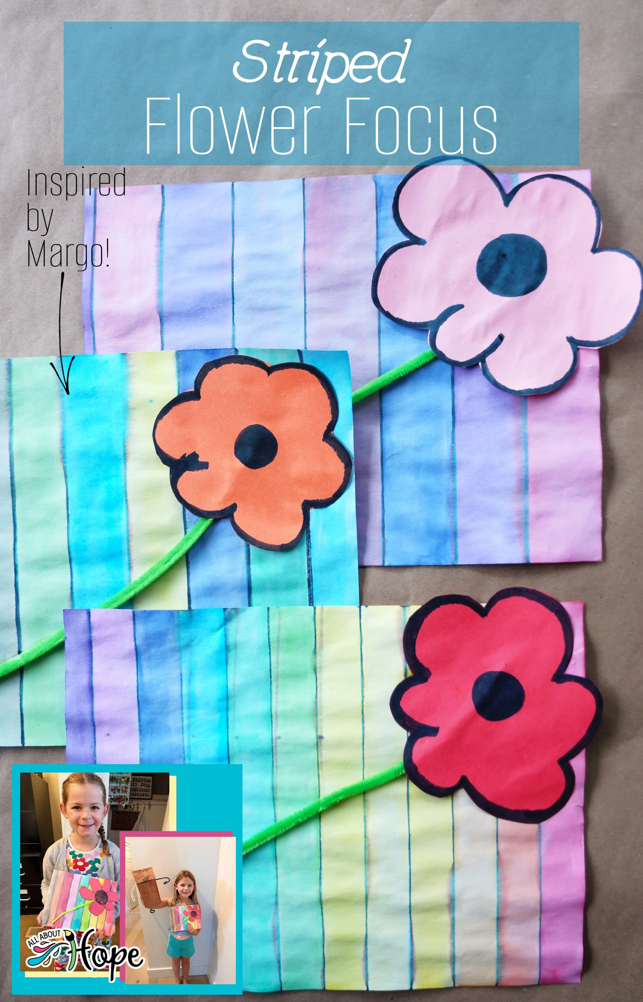 Striped Flower Focus