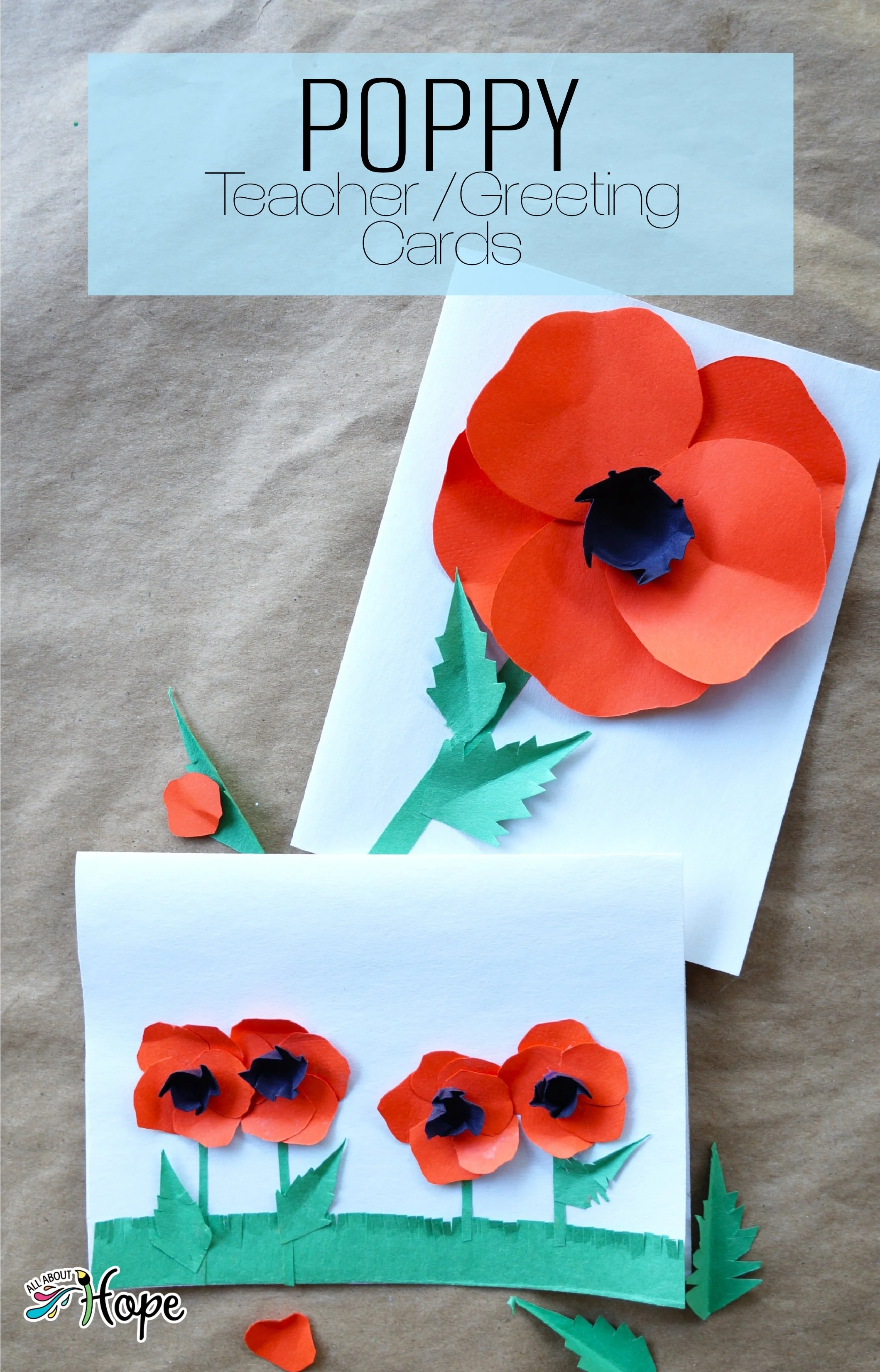 POPPY Teacher/Greeting Cards 