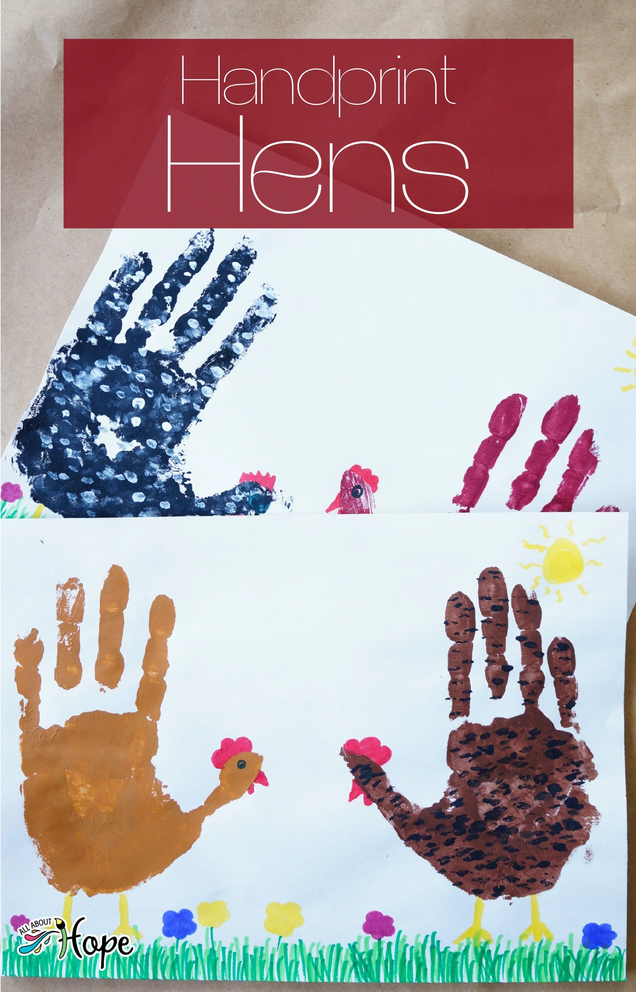 Handprint Hens