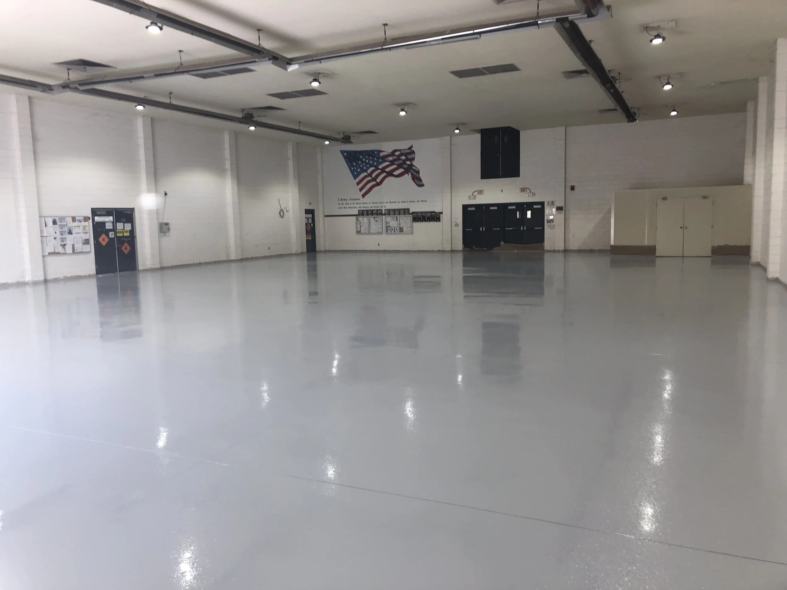 After Application of Floor Resin