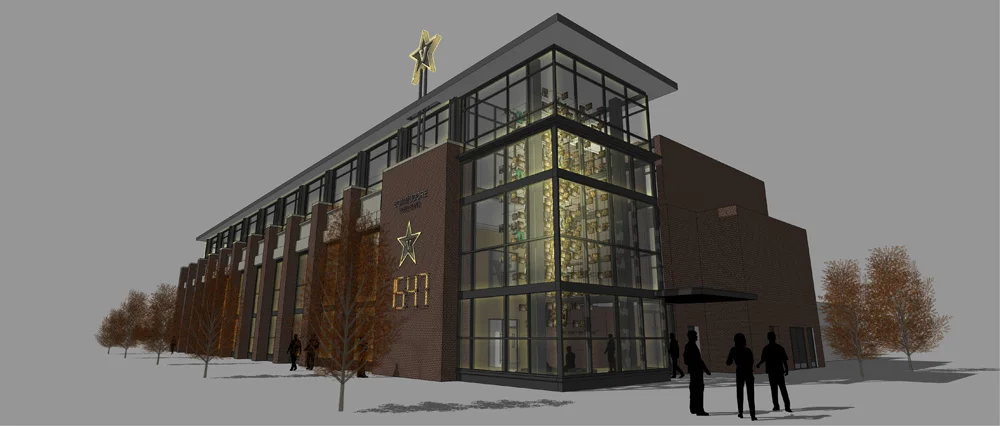  environmental graphic design for Vanderbilt Athletics 