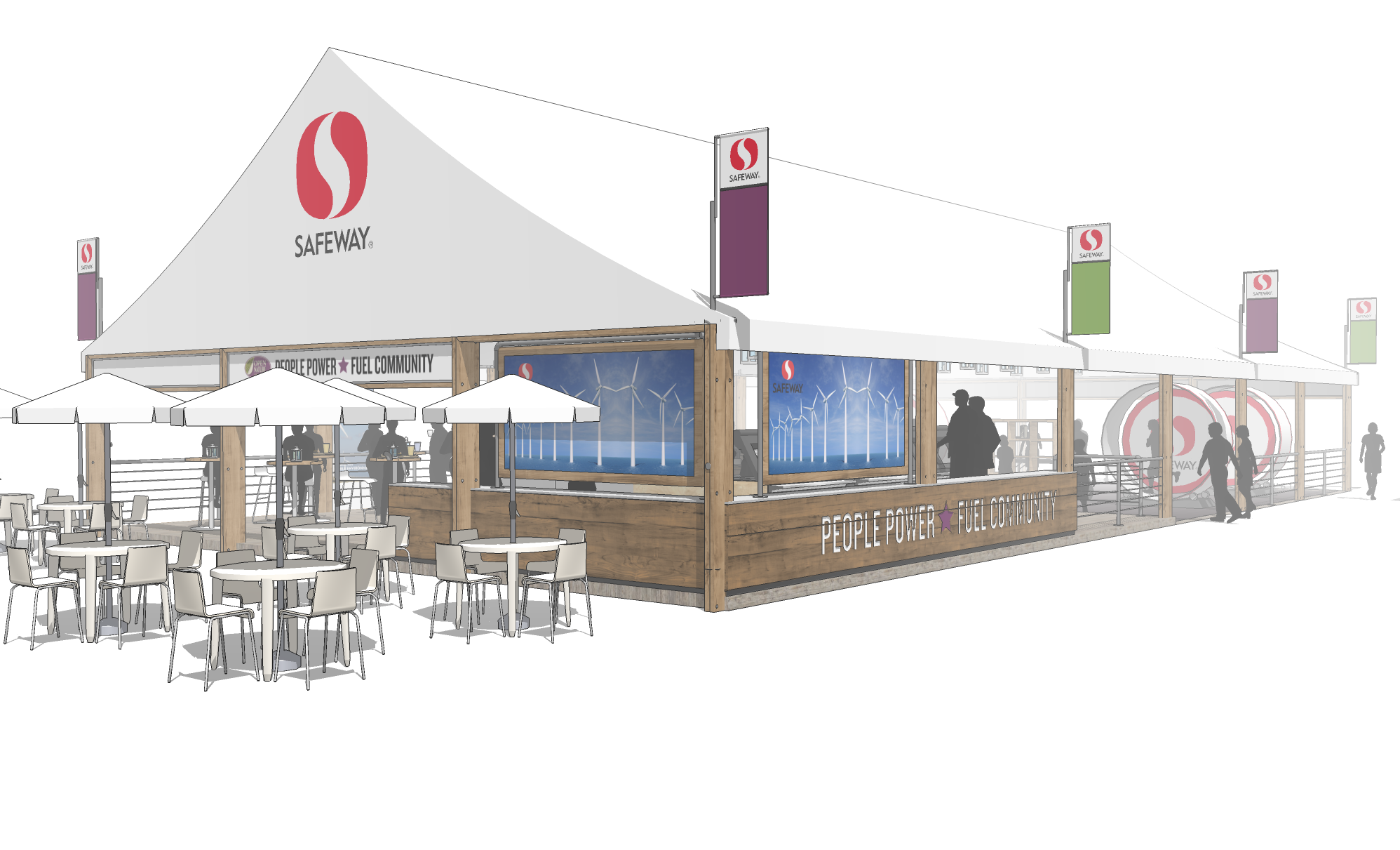Safeway—US Track & Field Championship Visitor Center Design
