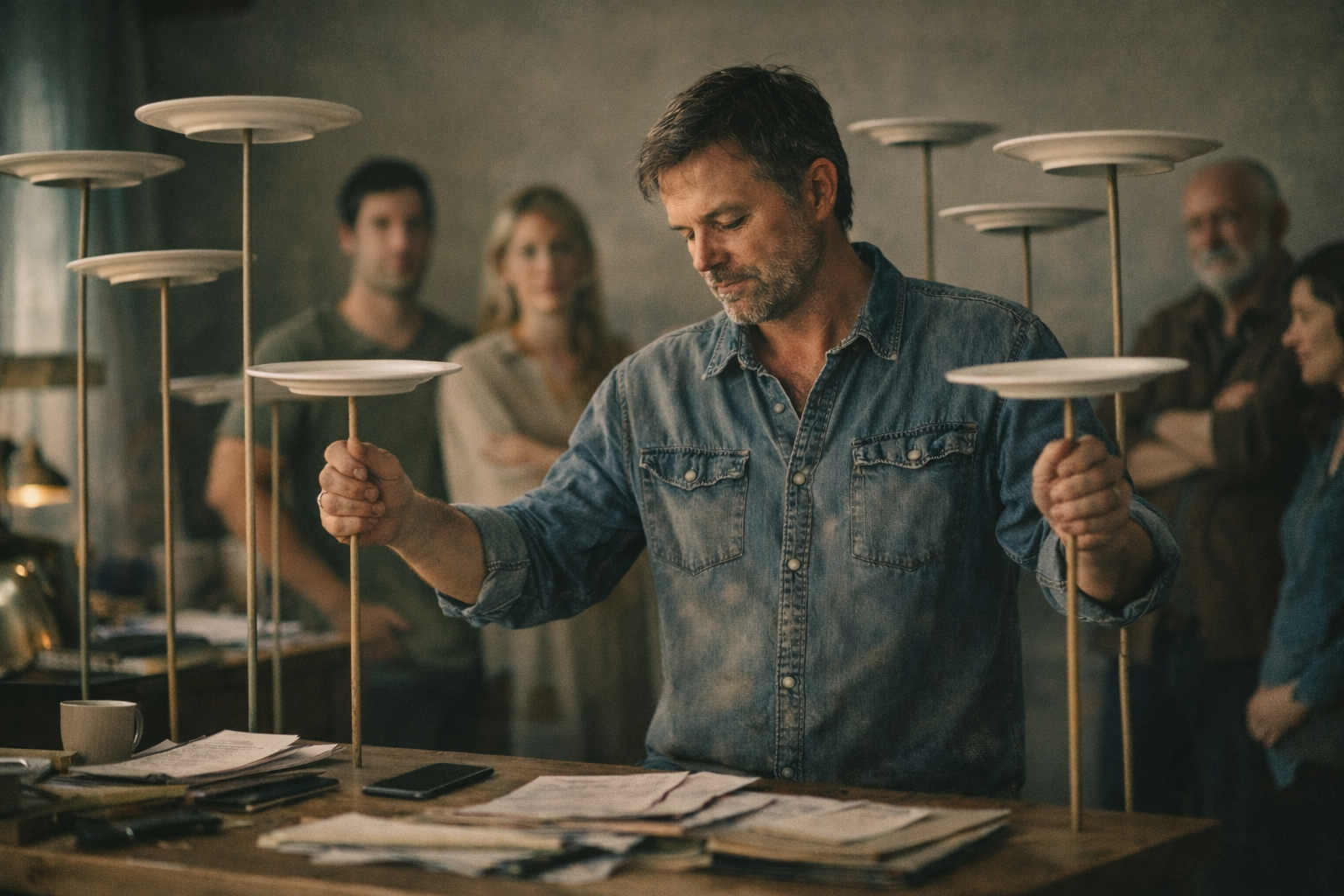 The Crazed Plate Spinner