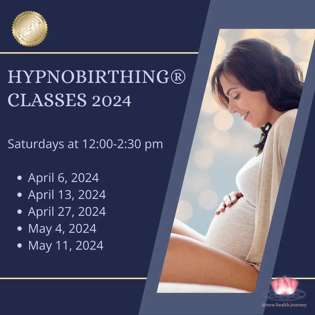 I have exciting news!!! 

@drtonireid and I are teaming up to teach this series of HypnoBirthing&reg; classes!!! ✨ These classes start THIS Saturday, April 6 from 12:00-2:30 pm. There is still some time to register if you've been on the fence, and yo