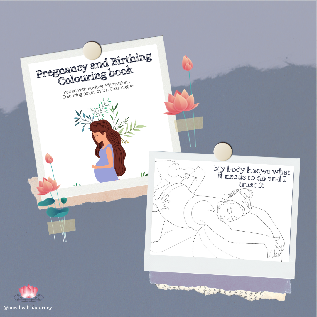 Complementary Pregnancy and Colouring Book — New Health Journey