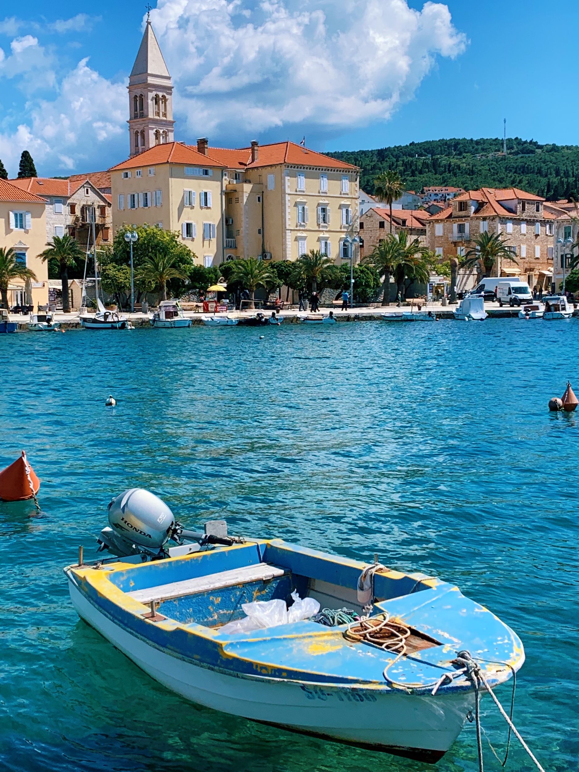 Strolling around Brac.