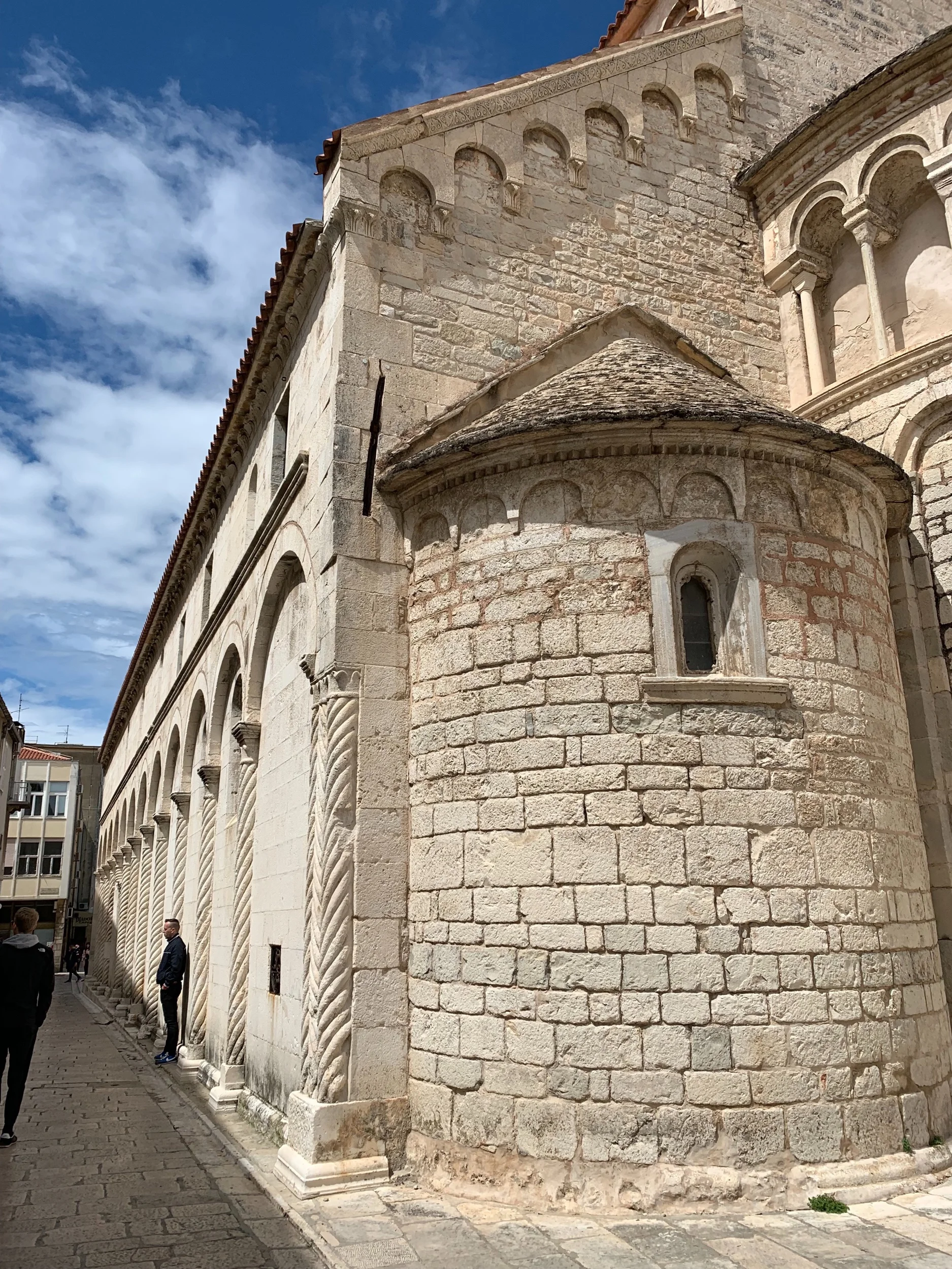 While waiting for Cristal in Sibenik, I took the bus to Zadar for a day trip .