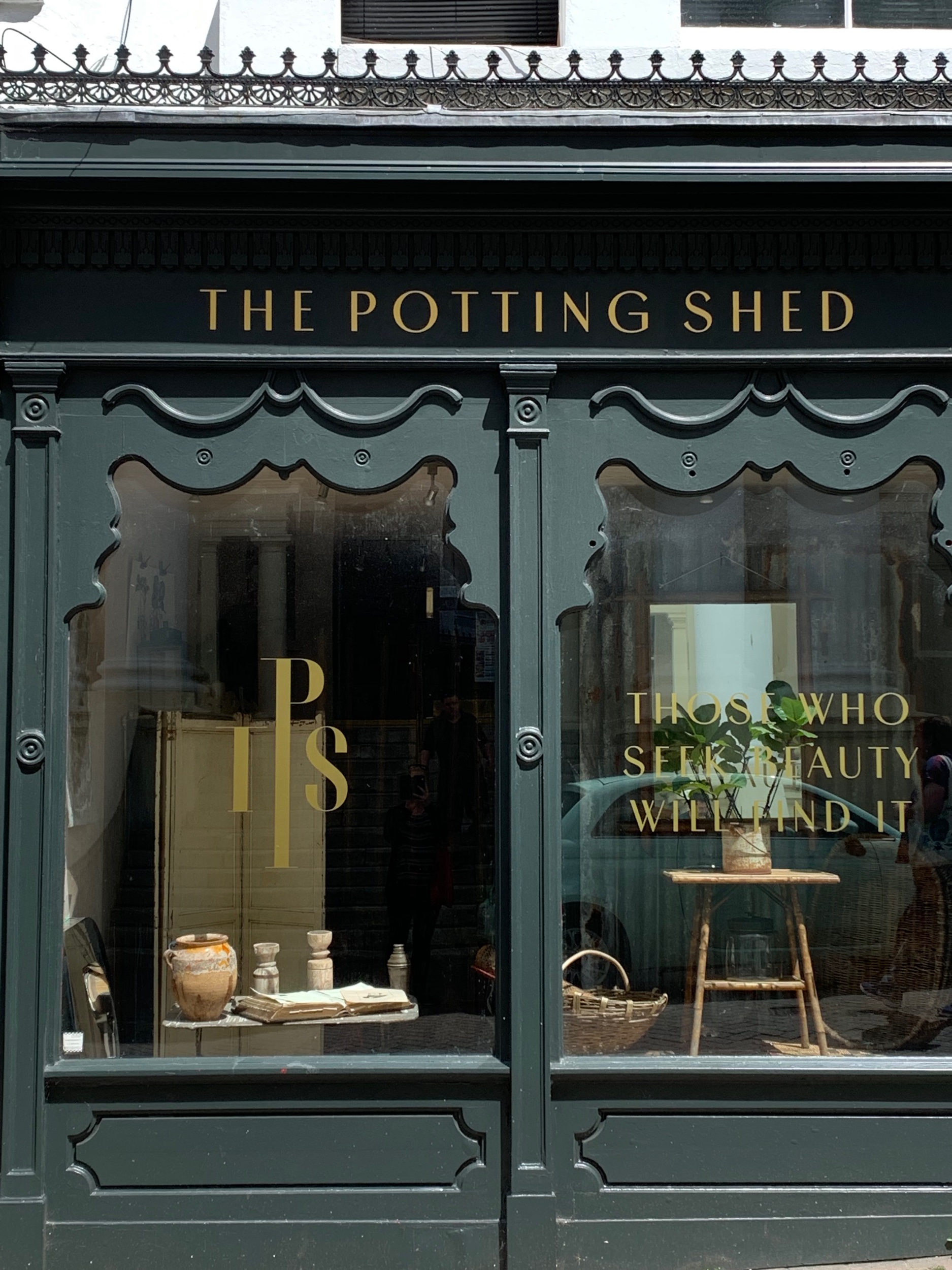 The Potting Shed . It looks like a garden shop, right? Wrong! It’s a secret little cocktail club.