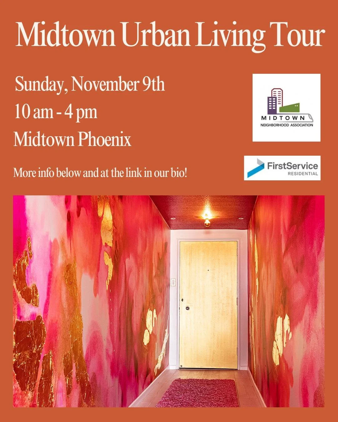 Coming up soon! Midtown Urban Living Tour 🌵🏜️

Ever wonder how Midtown Phoenix merges historic charm with modern living?  Explore the intersection of history and contemporary design with Midtown&rsquo;s Urban Living Home Tour &ndash; Past Meets Pre