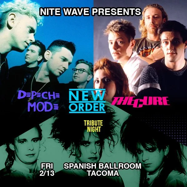 The Cure, Depeche Mode, New Order Tribute Night - Tacoma 