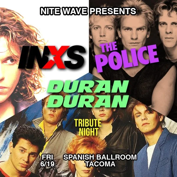 Tacoma - The Police, INXS, Duran Duran Night 