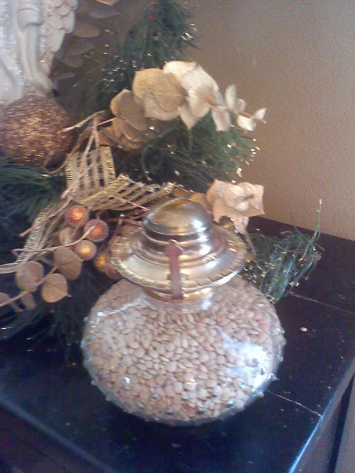 Here is our lamp
