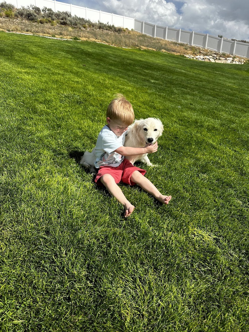 Tristan and his boy