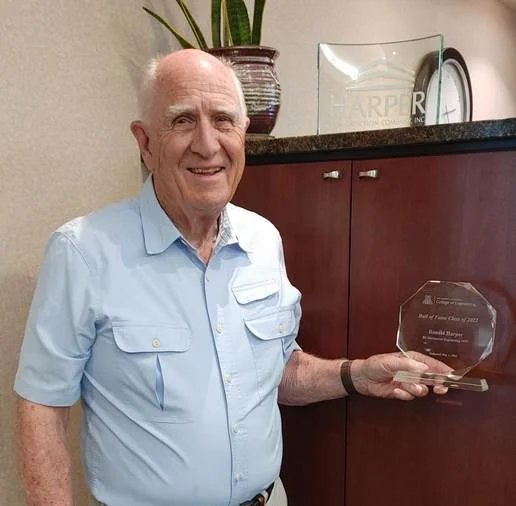 Harper Construction Founder, Ron Harper, Recognized by His Alma Mater