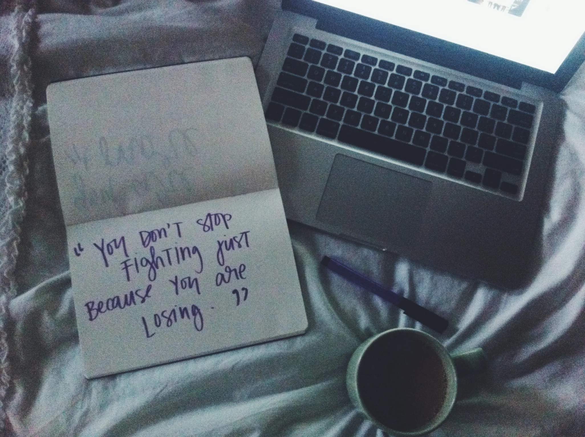 day twenty: fighting for myself