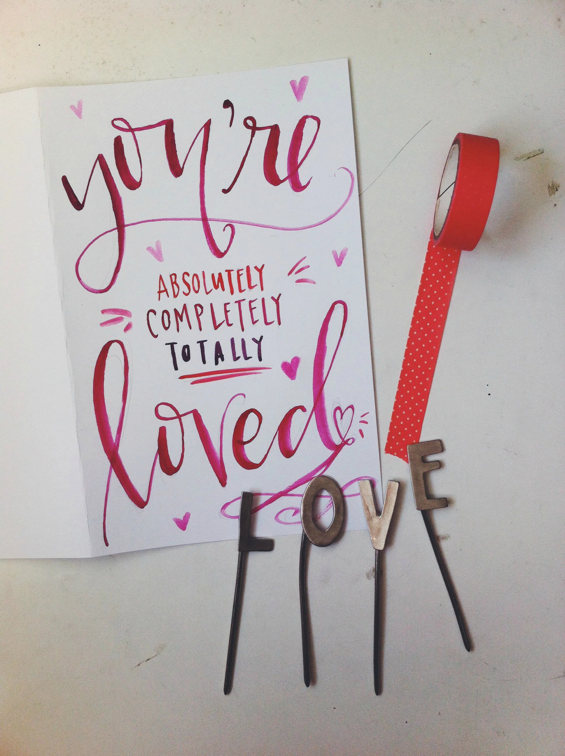 You're so totally loved (free valentine printable)