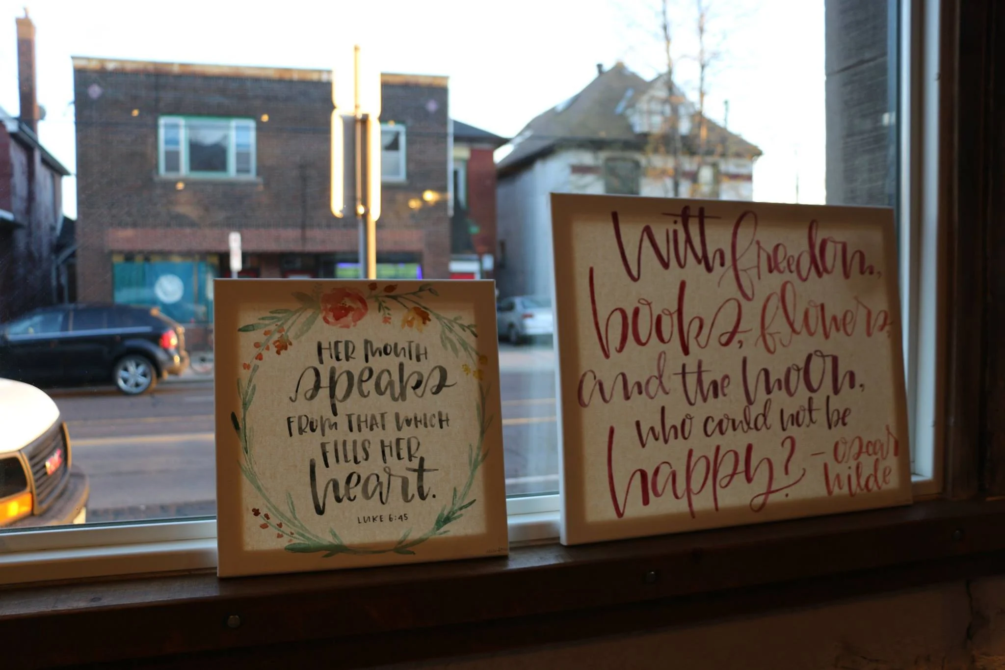 On the day of your first art show