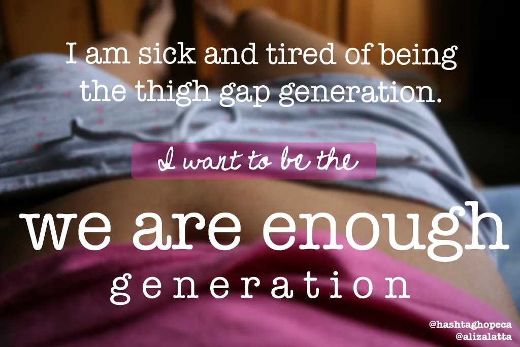 the we are enough movement (come join in?)