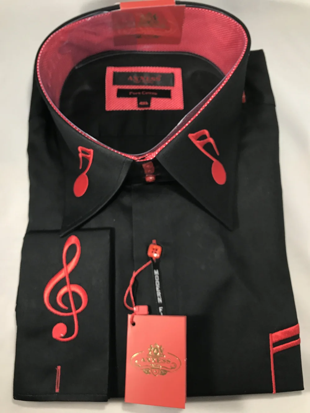 Musical Notes Dress Shirt  NeckwerksNeckwear