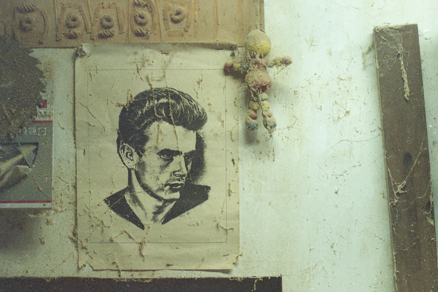 The inside of Zara's garage, which has been her Dad's work space for over 20 years.