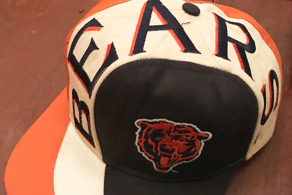 Maybe the coolest hat I’ve ever owned. Bears and 1994 crazy type is PERFECT.