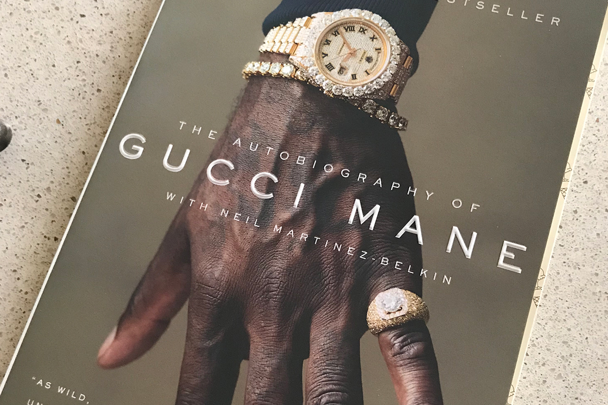I bought this book 100% for the beautiful cover, and 20% cause Gucci Mane is tight.