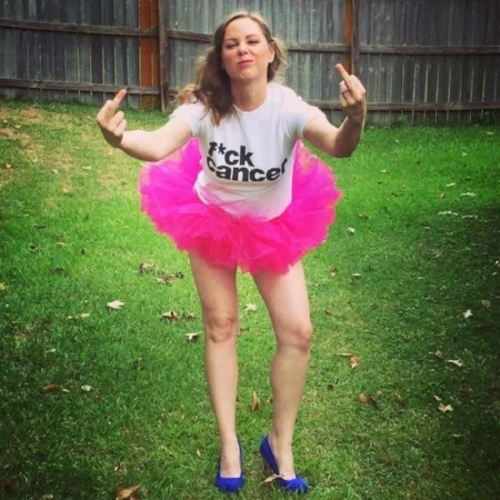 My favorite picture of Deanna in their Mississippi backyard, September 2015.