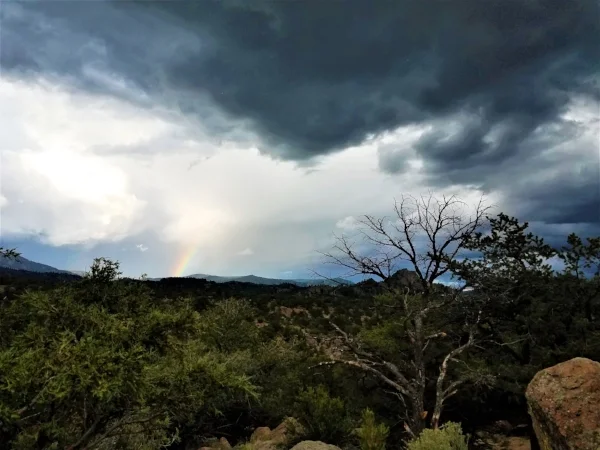 A summer storm rolls across Buena Vista, CO, July 2017.