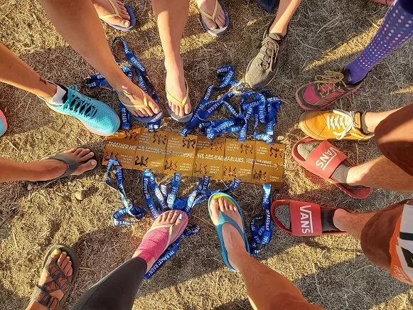 Our finisher’s medals together at the end of the race - September 2019.