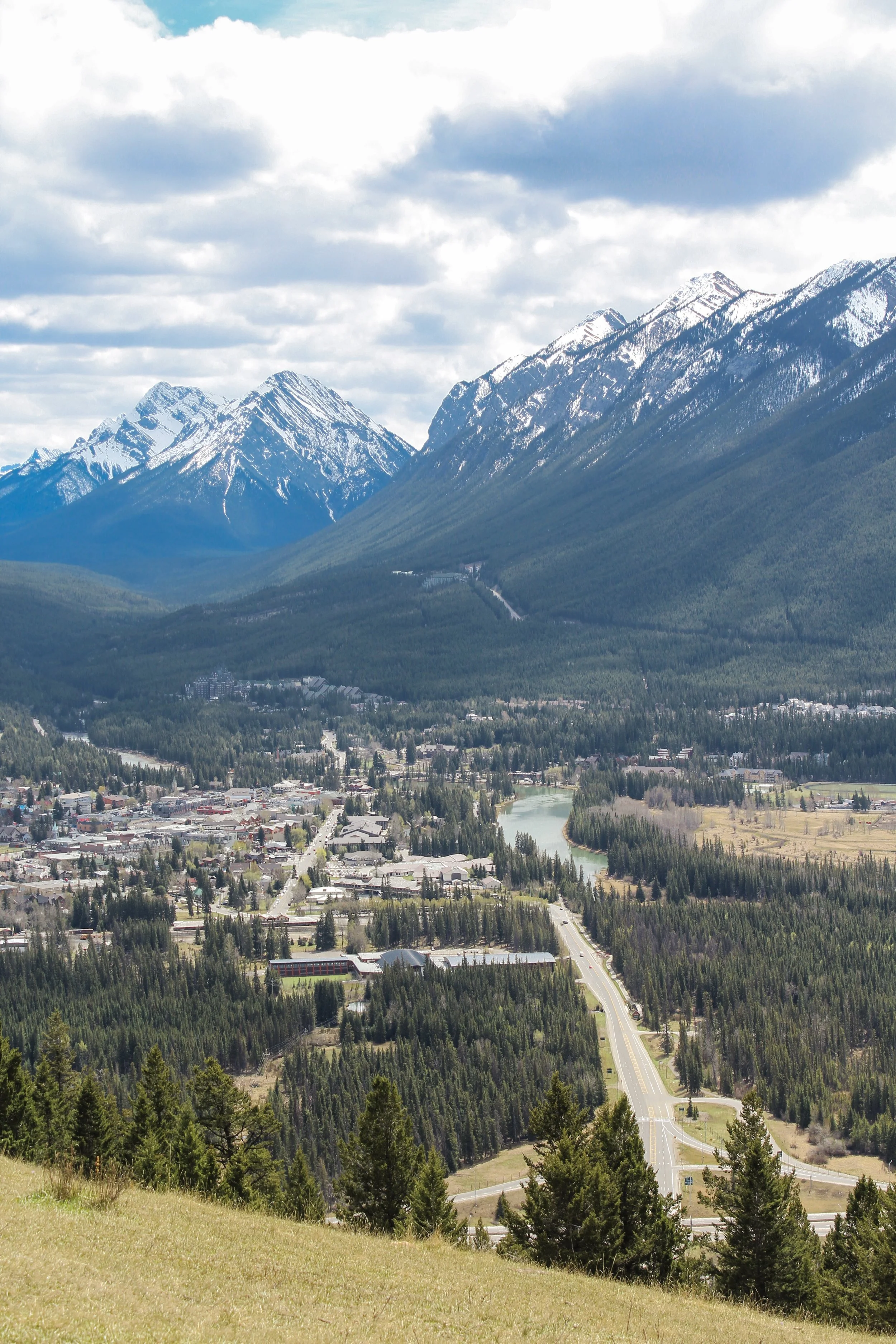 The view from the Mt. Norquay Lookout