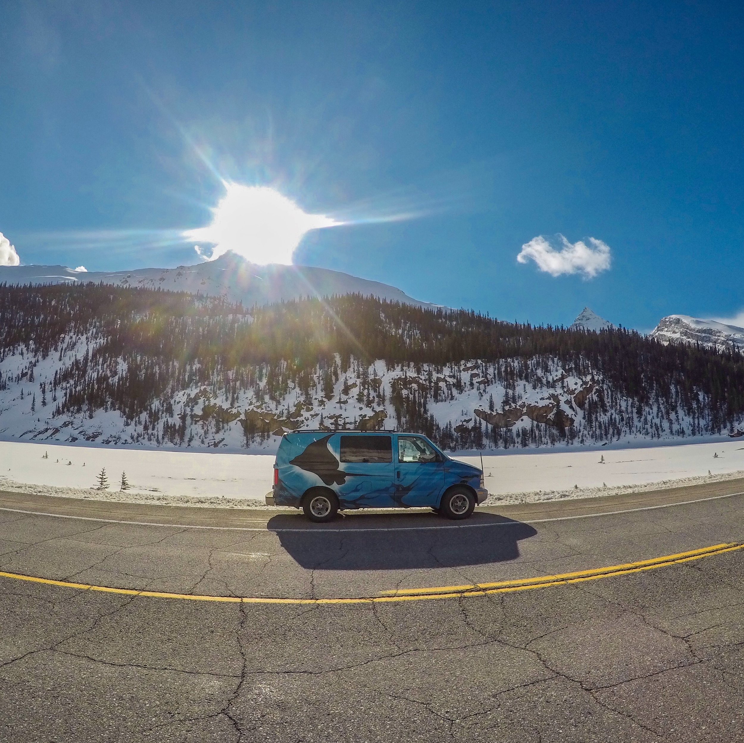 Roadtripping along the Icefields Parkway