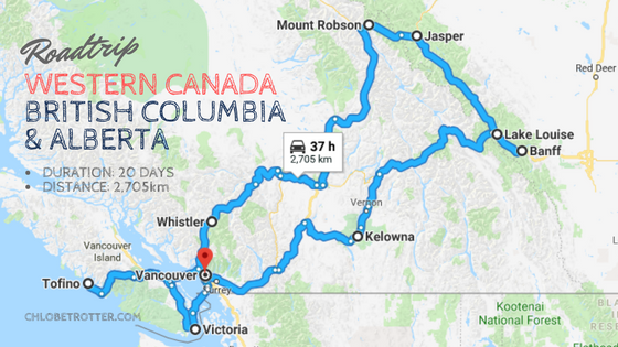 20 day Canadian roadtrip for British Columbia andmap/plan/route.png