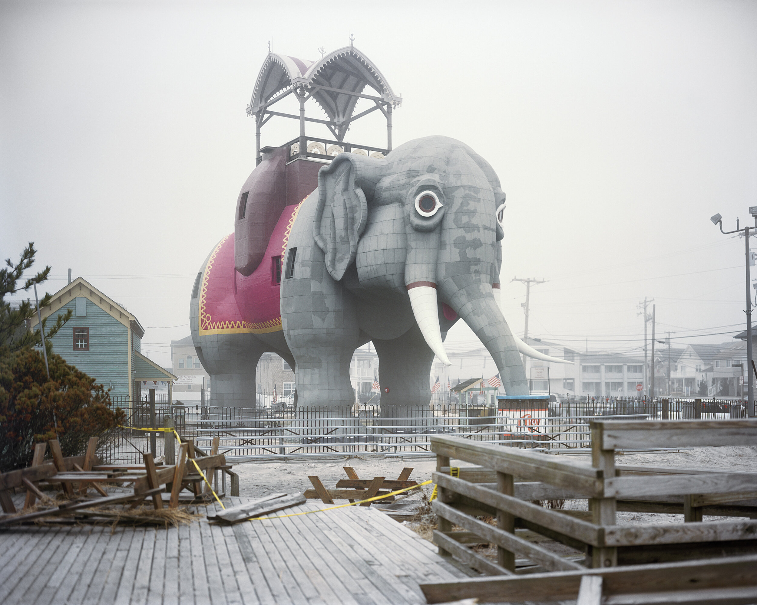 Lucy the Elephant, After Hurricane Sandy, Margate City, NJ. 