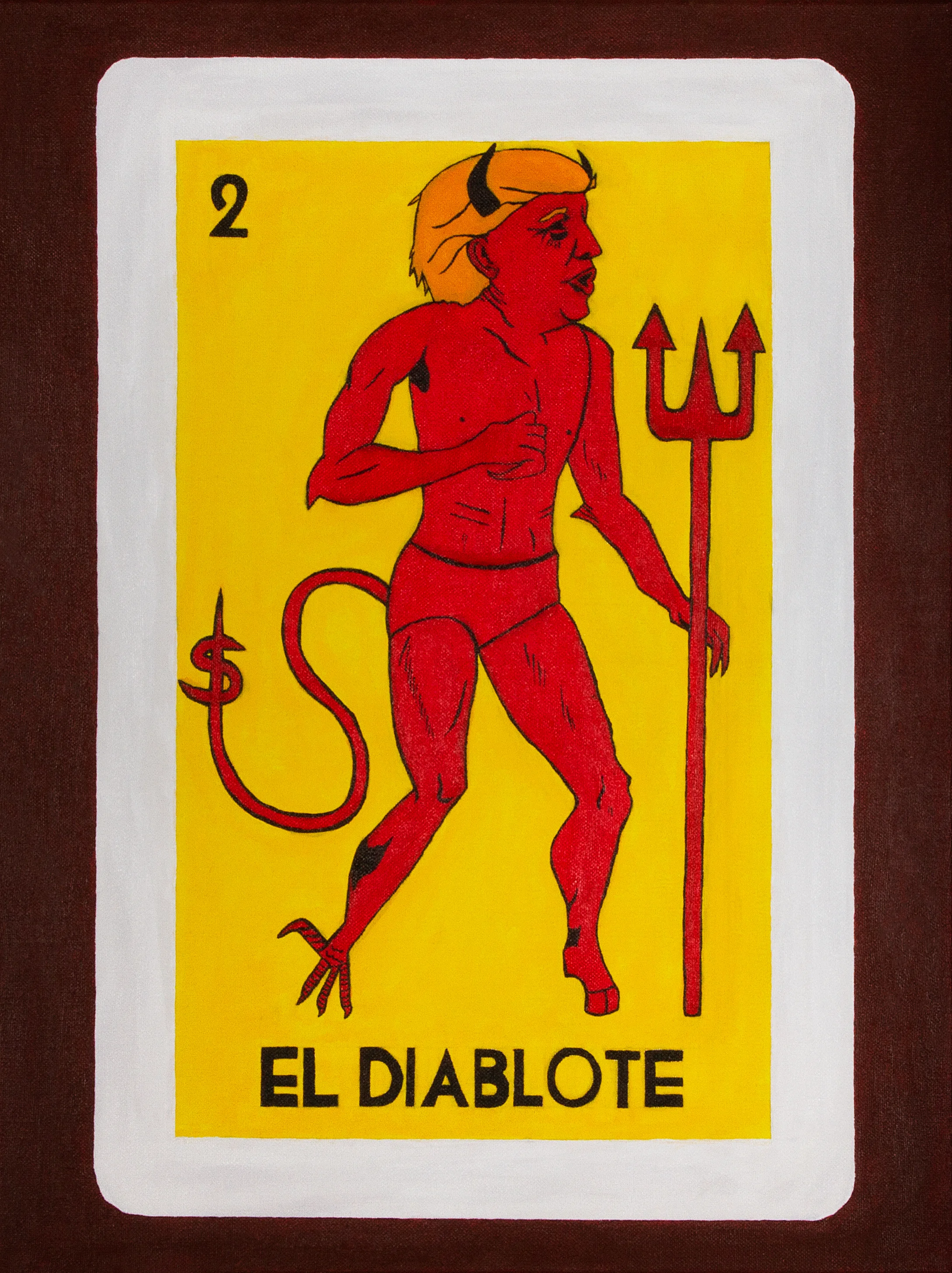 El Diablote acrylic on canvas