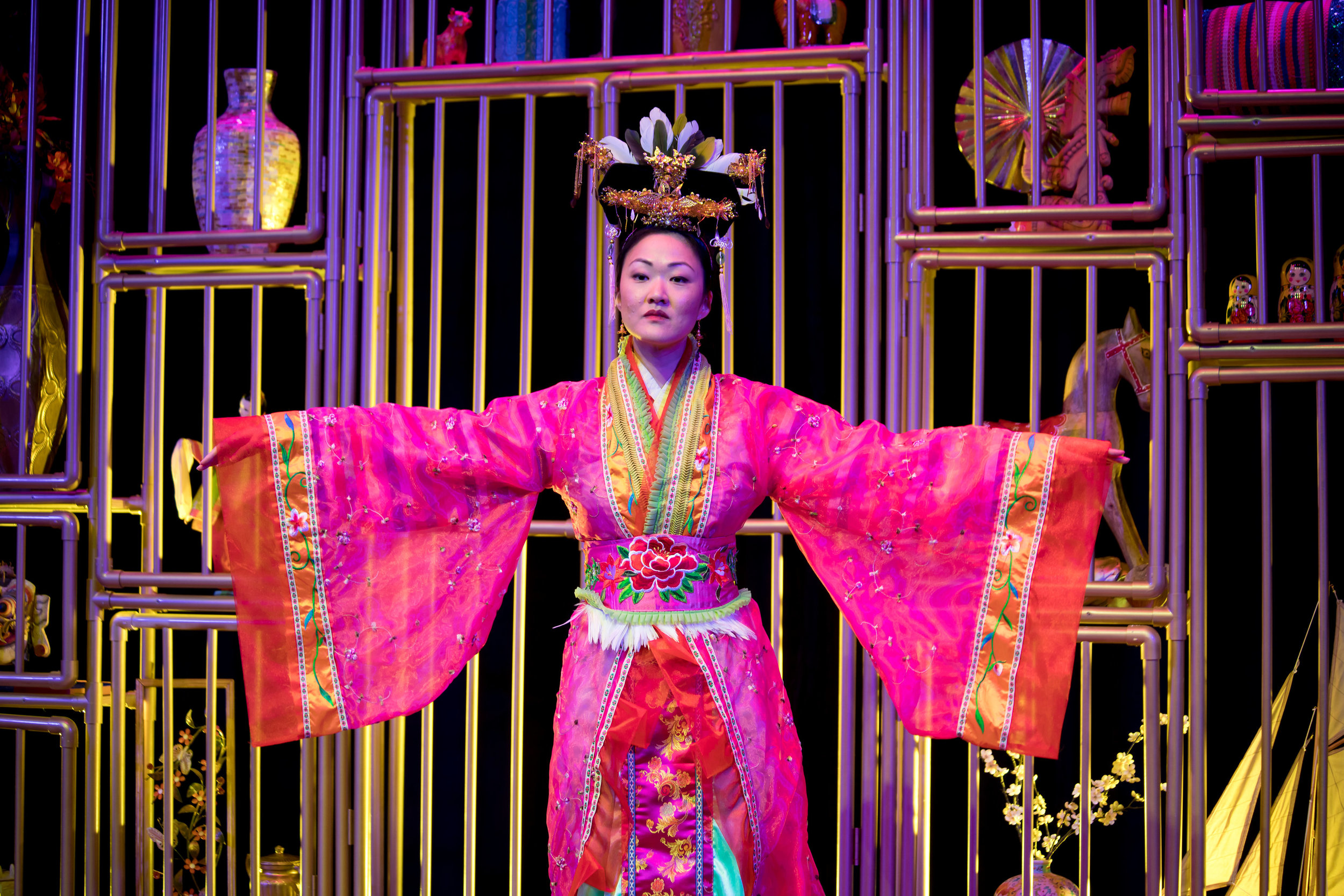  Jully Lee in The Enchanted Nightingale at the Garry Marshall Theatre. Photo by Lisa Francesca Photography. 
