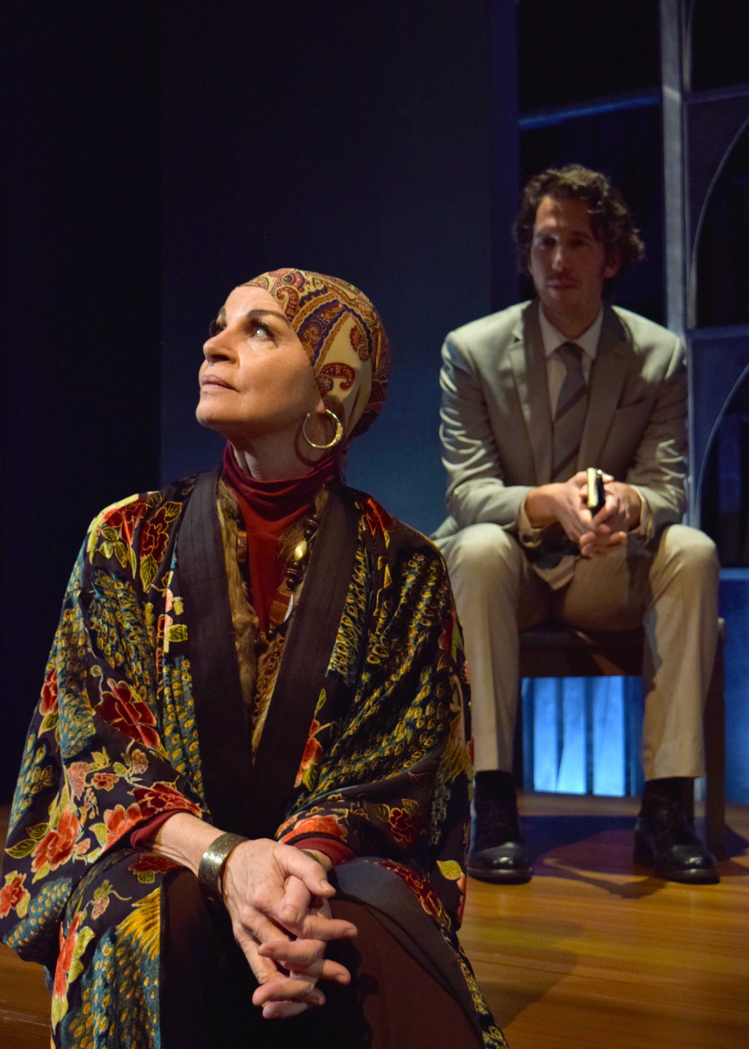  Martha Hackett and James Liebman in the west coast premiere of Edward Albee’s Occupant at the Garry Marshall Theatre. Photo by Chelsea Sutton. 