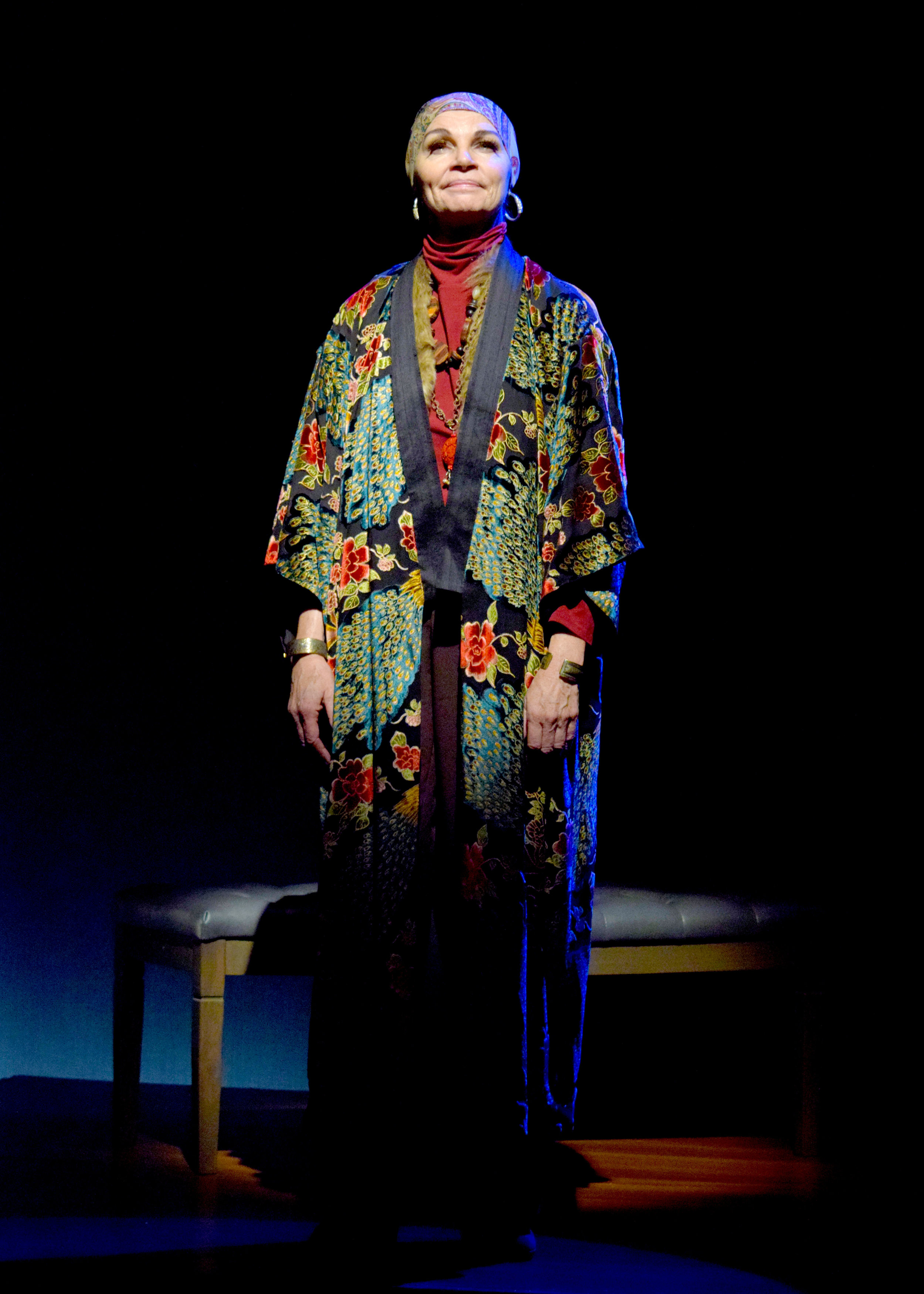  Martha Hackett in the west coast premiere of Edward Albee’s Occupant at the Garry Marshall Theatre. Photo by Chelsea Sutton. 